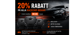20% rabatt på alla RaceChip-boxar!