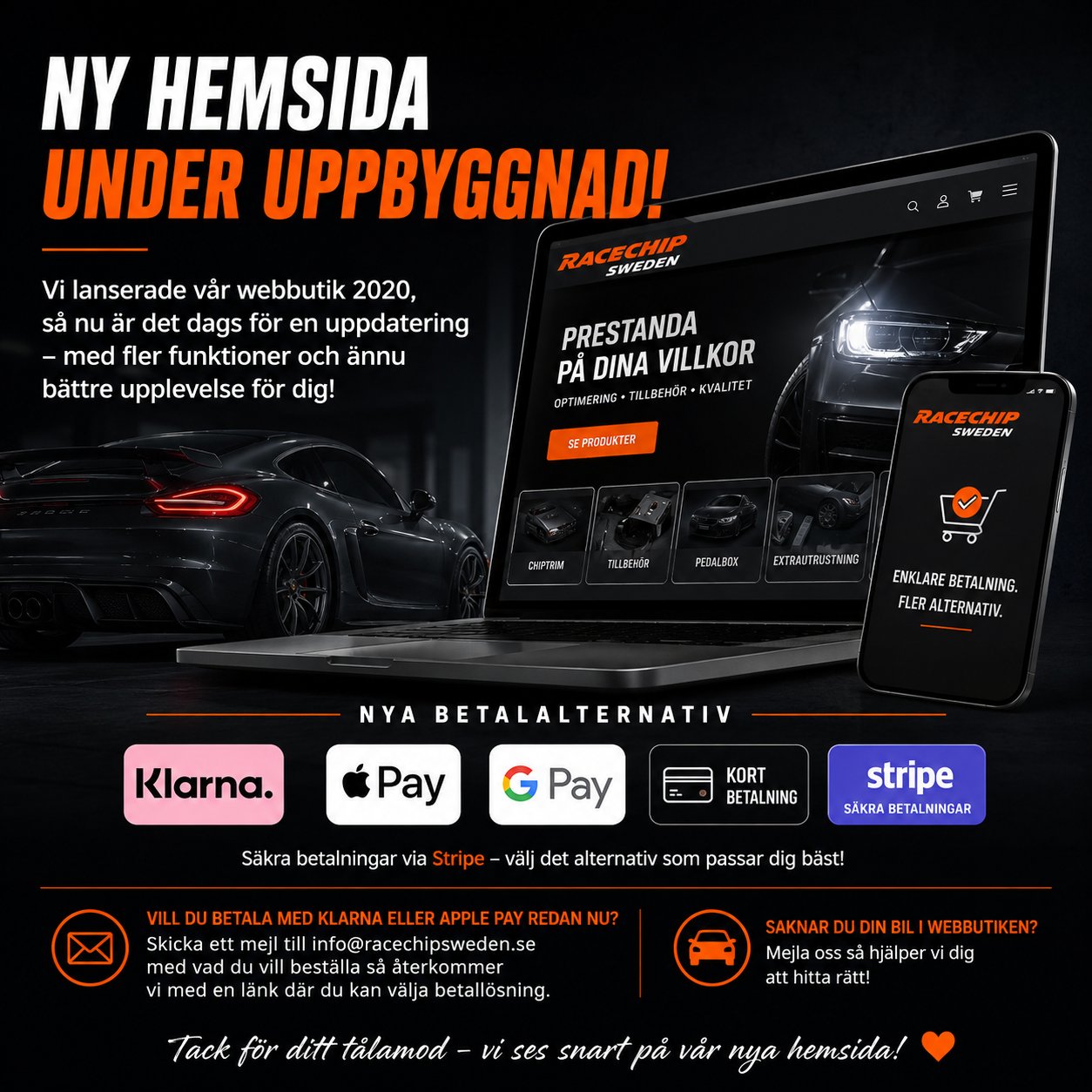 Ny hemsida under uppbyggnad!